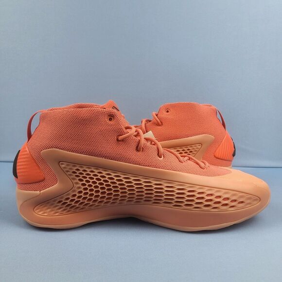 Adidas AE 1 Mens Size 14 Georgia Red Clay Athletic Basketball Shoes Coral IF1863 - Picture 10 of 16